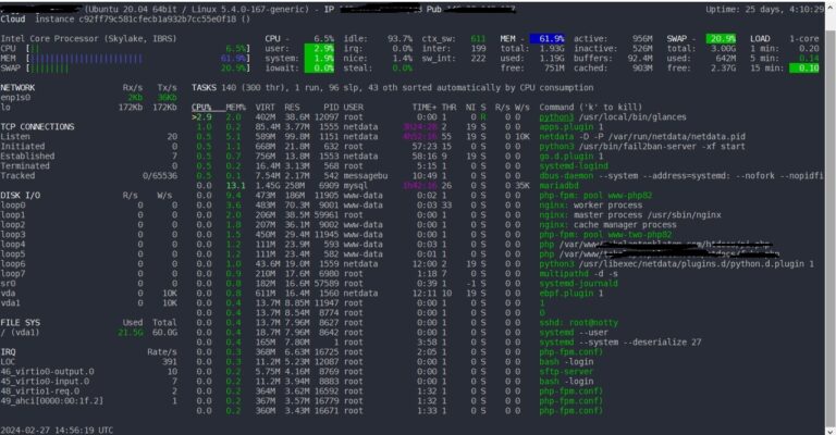 Cara Install Glances – Task Manager Linux/Ubuntu via Terminal